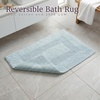 image:imageBathroom Rugs  2  Piece Cotton Bathroom Mat Set  Machine Washable Bath Mats for Washroom Kitchen or Laundry Room by Lavish Home BrickSeafoam