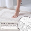 image:imageBathroom Rugs  2  Piece Cotton Bathroom Mat Set  Machine Washable Bath Mats for Washroom Kitchen or Laundry Room by Lavish Home BrickWhite
