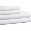 image:imageBrushed Microfiber Sheet Set 3 Piece Embossed Checkered Bed Linens Deep Pocket Fitted amp Flat Sheets Plus A Pillowcase by Lavish Home Twin BlueWhite