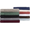 image:imageLavish Home 10PC Bathroom Towels Set  525GSM 100 Cotton Bathroom Essentials with 2 Bath Towels 2 Hand Cloths 4 Wash Cloths and 2 Fingertip Fabric for Shower Gym Spa and Dorm NavyBrick