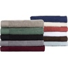 image:imageLavish Home 10PC Bathroom Towels Set  525GSM 100 Cotton Bathroom Essentials with 2 Bath Towels 2 Hand Cloths 4 Wash Cloths and 2 Fingertip Fabric for Shower Gym Spa and Dorm NavyBlack