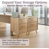 image:imageLavish Home 2 Drawer File Cabinet Natural 1575 x 20 x 2425