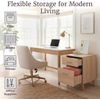 image:imageLavish Home 2 Drawer File Cabinet Natural 1575 x 20 x 2425