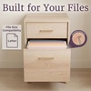 image:imageLavish Home 2 Drawer File Cabinet Natural 1575 x 20 x 2425
