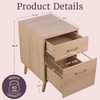 image:imageLavish Home 2 Drawer File Cabinet Natural 1575 x 20 x 2425