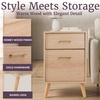 image:imageLavish Home 2 Drawer File Cabinet Natural 1575 x 20 x 2425