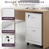image:imageLavish Home 2Drawer Wooden File Cabinet with Lock White 16 x 27White