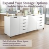 image:imageLavish Home 5 Drawer Office Storage Cabinet White 3075x1575x2543