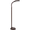 image:imageLavish Home 721438 Full Spectrum Natural Sunlight Floor Lamp with Bendable NeckReading Craft Studying and Esthetician Light 625 BrownBrown