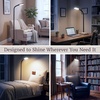 image:imageLavish Home Adjustable Floor Lamp for Bedroom  Full Spectrum Natural Sunlight Lamp for Office with Bendable Neck for Reading Light Craft Studying and Esthetician Light  Black