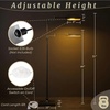 image:imageLavish Home Adjustable Floor Lamp for Bedroom and Living Room Decor  Pharmacy Floor Lamp with Adjustable Heights 360 Degree Swing Arm and Stable Base  Task Light for Reading and Crafts BlackBlack