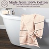image:imageLavish Home Bathroom Towels Set Bathroom Accessories Beige Set of 6