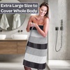 image:imageLavish Home Bathroom Towels Set Bathroom Accessories Beige Set of 6Charcoal Gray