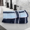 image:imageLavish Home Bathroom Towels Set Bathroom Accessories Beige Set of 6Navy