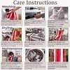 image:imageLavish Home Bathroom Towels Set Bathroom Accessories Beige Set of 6Red