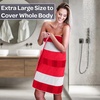 image:imageLavish Home Bathroom Towels Set Bathroom Accessories Beige Set of 6Red