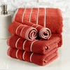 image:imageLavish Home Bathroom Towels Set Bathroom Accessories Brick Red Set of 6