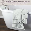 image:imageLavish Home Bathroom Towels Set Bathroom Accessories Seafoam Set of 6