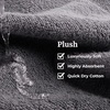 image:imageLavish Home Bathroom Towels Set Bathroom Accessories Silver Set of 6