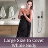 image:imageLavish Home Bathroom Towels Set Bathroom Essentials Black Set of 8