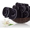 image:imageLavish Home Bathroom Towels Set Bathroom Essentials Black Set of 8