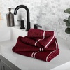 image:imageLavish Home Bathroom Towels Set Bathroom Essentials Eggplant Set of 8Burgundy