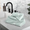 image:imageLavish Home Bathroom Towels Set Bathroom Essentials Eggplant Set of 8Seafoam