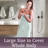 image:imageLavish Home Bathroom Towels Set Bathroom Essentials Eggplant Set of 8Seafoam