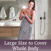 image:imageLavish Home Bathroom Towels Set Bathroom Essentials Eggplant Set of 8Silver