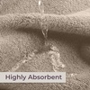 image:imageLavish Home Bathroom Towels Set Bathroom Essentials Eggplant Set of 8Taupe
