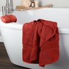 image:imageLavish Home Bathroom Towels Set Taupe Set of 6Burgundy