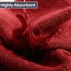 image:imageLavish Home Bathroom Towels Set Taupe Set of 6Burgundy