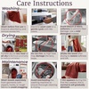 image:imageLavish Home Bathroom Towels Set Taupe Set of 6Burgundy