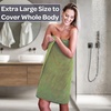 image:imageLavish Home Bathroom Towels Set Taupe Set of 6Green