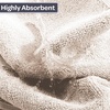 image:imageLavish Home Bathroom Towels Set Taupe Set of 6Ivory