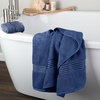 image:imageLavish Home Bathroom Towels Set Taupe Set of 6Navy