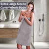 image:imageLavish Home Bathroom Towels Set Taupe Set of 6Silver