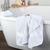 image:imageLavish Home Bathroom Towels Set Taupe Set of 6White