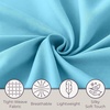 image:imageLavish Home Brushed Microfiber Sheet Set Light Blue 3 Piece TwinTwin
