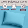 image:imageLavish Home Brushed Microfiber Sheet Set Light Blue 3 Piece TwinTwin