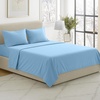 image:imageLavish Home Brushed Microfiber Sheet Set Twin Extra Long WhiteBlue