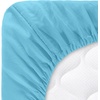 image:imageLavish Home Brushed Microfiber Sheet Set Twin Extra Long WhiteLight Blue