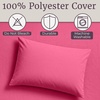 image:imageLavish Home Brushed Microfiber Sheet Set Twin Extra Long WhitePink