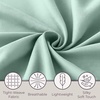 image:imageLavish Home Brushed Microfiber Sheet Set Twin Extra Long WhiteSage