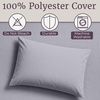image:imageLavish Home Brushed Microfiber Sheet Set Twin Extra Long WhiteSilver