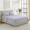 image:imageLavish Home Brushed Microfiber Sheet Set Twin Extra Long WhiteSilver