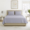 image:imageLavish Home Brushed Microfiber Sheet Set Twin Extra Long WhiteSilver Gray