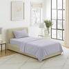image:imageLavish Home Brushed Microfiber Sheet Set Twin Extra Long WhiteSilver Gray