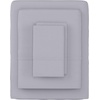 image:imageLavish Home Brushed Microfiber Sheet Set Twin Extra Long WhiteSilver Gray