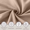 image:imageLavish Home Brushed Microfiber Sheet Set Twin Extra Long WhiteTaupe